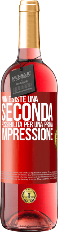 29,95 € Spedizione Gratuita | Vino rosato Edizione ROSÉ Non esiste una seconda possibilità per una prima impressione Etichetta Rossa. Etichetta personalizzabile Vino giovane Raccogliere 2024 Tempranillo