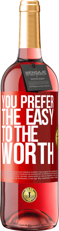 29,95 € Free Shipping | Rosé Wine ROSÉ Edition You prefer the easy to the worth Red Label. Customizable label Young wine Harvest 2025 Tempranillo