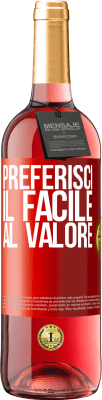 29,95 € Spedizione Gratuita | Vino rosato Edizione ROSÉ Preferisci il facile al valore Etichetta Rossa. Etichetta personalizzabile Vino giovane Raccogliere 2025 Tempranillo
