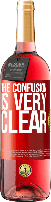 29,95 € 免费送货 | 桃红葡萄酒 ROSÉ版 混乱很明显 红色标签. 可自定义的标签 青年酒 收成 2025 Tempranillo