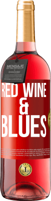 29,95 € 免费送货 | 桃红葡萄酒 ROSÉ版 Red wine & Blues 红色标签. 可自定义的标签 青年酒 收成 2025 Tempranillo