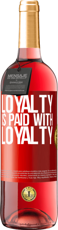 29,95 € Free Shipping | Rosé Wine ROSÉ Edition Loyalty is paid with loyalty Red Label. Customizable label Young wine Harvest 2024 Tempranillo