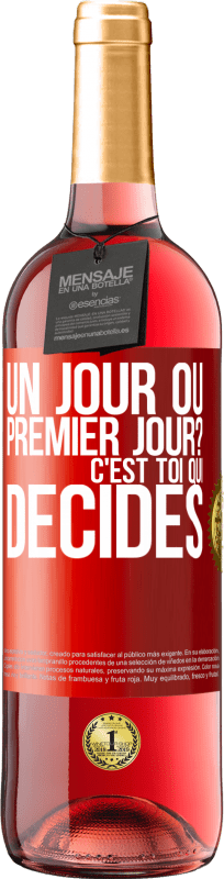 29,95 € Envoi gratuit | Vin rosé Édition ROSÉ Un jour ou premier jour? C'est toi qui décides Étiquette Rouge. Étiquette personnalisable Vin jeune Récolte 2024 Tempranillo