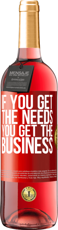 29,95 € Free Shipping | Rosé Wine ROSÉ Edition If you get the needs, you get the business Red Label. Customizable label Young wine Harvest 2025 Tempranillo