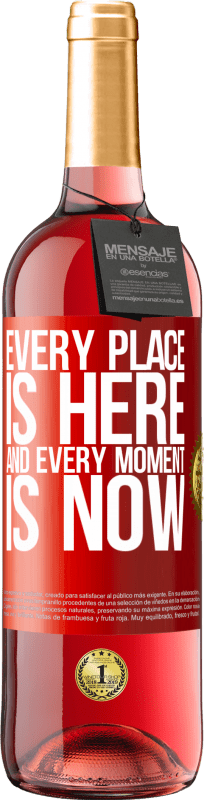 29,95 € Free Shipping | Rosé Wine ROSÉ Edition Every place is here and every moment is now Red Label. Customizable label Young wine Harvest 2025 Tempranillo