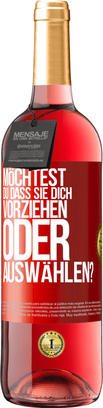 29,95 € Kostenloser Versand | Roséwein ROSÉ Ausgabe Möchtest du, dass sie dich vorziehen oder auswählen? Rote Markierung. Anpassbares Etikett Junger Wein Ernte 2024 Tempranillo