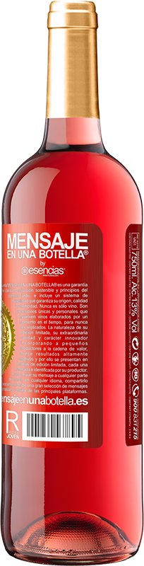 29,95 € Free Shipping | Rosé Wine ROSÉ Edition To study is to distrust the intelligence of the partner next door Red Label. Customizable label Young wine Harvest 2022 Tempranillo