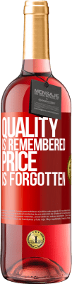 29,95 € Free Shipping | Rosé Wine ROSÉ Edition Quality is remembered, price is forgotten Red Label. Customizable label Young wine Harvest 2024 Tempranillo