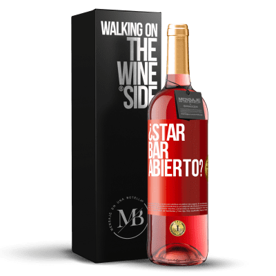 «¿STAR BAR abierto?» Edizione ROSÉ