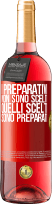 29,95 € Spedizione Gratuita | Vino rosato Edizione ROSÉ I preparativi non sono scelti, quelli scelti sono preparati Etichetta Rossa. Etichetta personalizzabile Vino giovane Raccogliere 2024 Tempranillo