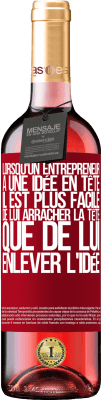 29,95 € Envoi gratuit | Vin rosé Édition ROSÉ Lorsqu'un entrepreneur a une idée en tête, il est plus facile de lui arracher la tête que de lui enlever l'idée Étiquette Rouge. Étiquette personnalisable Vin jeune Récolte 2024 Tempranillo