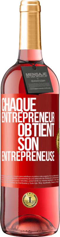 29,95 € Envoi gratuit | Vin rosé Édition ROSÉ Chaque entrepreneur obtient son entrepreneuse Étiquette Rouge. Étiquette personnalisable Vin jeune Récolte 2023 Tempranillo