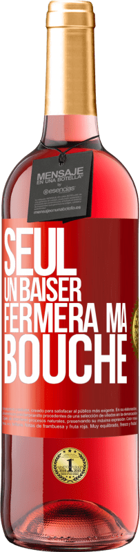 29,95 € Envoi gratuit | Vin rosé Édition ROSÉ Seul un baiser fermera ma bouche Étiquette Rouge. Étiquette personnalisable Vin jeune Récolte 2024 Tempranillo