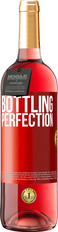 29,95 € 送料無料 | ロゼワイン ROSÉエディション Bottling perfection 赤いタグ. カスタマイズ可能なラベル 若いワイン 収穫 2024 Tempranillo