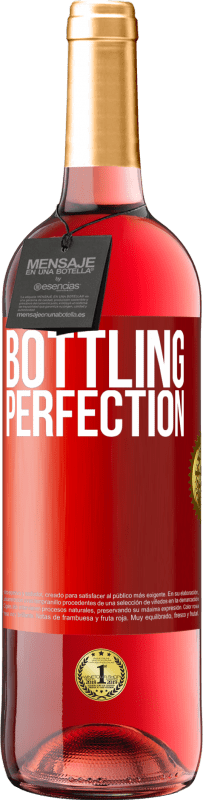 29,95 € Бесплатная доставка | Розовое вино Издание ROSÉ Bottling perfection Красная метка. Настраиваемая этикетка Молодое вино Урожай 2023 Tempranillo