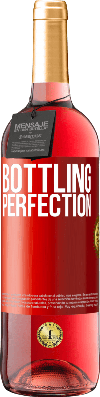 29,95 € Spedizione Gratuita | Vino rosato Edizione ROSÉ Bottling perfection Etichetta Rossa. Etichetta personalizzabile Vino giovane Raccogliere 2024 Tempranillo