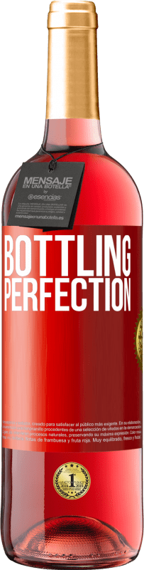29,95 € Envio grátis | Vinho rosé Edição ROSÉ Bottling perfection Etiqueta Vermelha. Etiqueta personalizável Vinho jovem Colheita 2023 Tempranillo