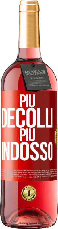 29,95 € Spedizione Gratuita | Vino rosato Edizione ROSÉ Più decolli, più indosso Etichetta Rossa. Etichetta personalizzabile Vino giovane Raccogliere 2024 Tempranillo