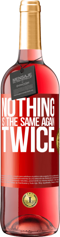 29,95 € Free Shipping | Rosé Wine ROSÉ Edition Nothing is the same again twice Red Label. Customizable label Young wine Harvest 2023 Tempranillo