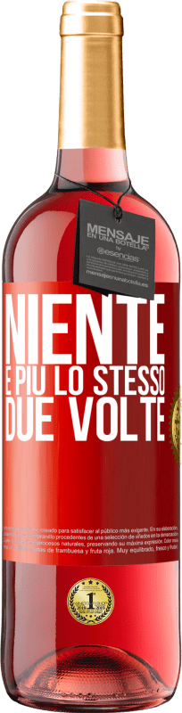 29,95 € Spedizione Gratuita | Vino rosato Edizione ROSÉ Niente è più lo stesso due volte Etichetta Rossa. Etichetta personalizzabile Vino giovane Raccogliere 2023 Tempranillo