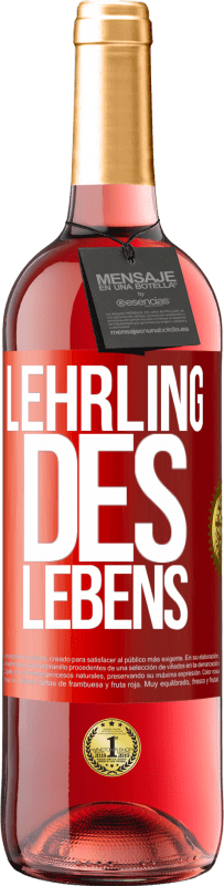 29,95 € Kostenloser Versand | Roséwein ROSÉ Ausgabe Lehrling des Lebens Rote Markierung. Anpassbares Etikett Junger Wein Ernte 2023 Tempranillo