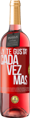 29,95 € Envío gratis | Vino Rosado Edición ROSÉ ¿Y te gusta? Cada vez más Etiqueta Roja. Etiqueta personalizable Vino joven Cosecha 2023 Tempranillo