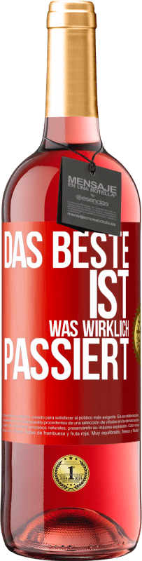 29,95 € Kostenloser Versand | Roséwein ROSÉ Ausgabe Das Beste ist, was wirklich passiert Rote Markierung. Anpassbares Etikett Junger Wein Ernte 2024 Tempranillo