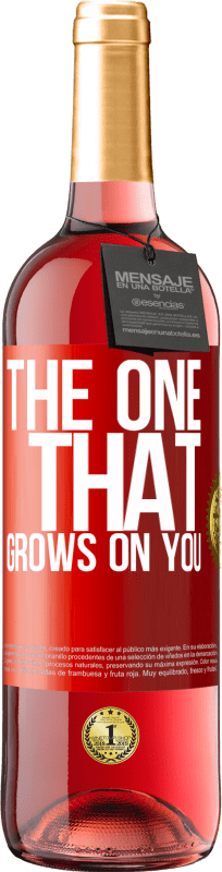 29,95 € 送料無料 | ロゼワイン ROSÉエディション The one that grows on you 赤いタグ. カスタマイズ可能なラベル 若いワイン 収穫 2023 Tempranillo