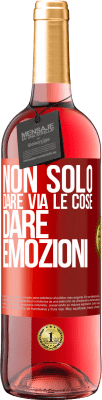 29,95 € Spedizione Gratuita | Vino rosato Edizione ROSÉ Non solo dare via le cose, dare emozioni Etichetta Rossa. Etichetta personalizzabile Vino giovane Raccogliere 2024 Tempranillo