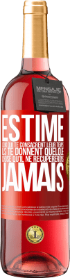 29,95 € Envoi gratuit | Vin rosé Édition ROSÉ Estime ceux qui te consacrent leur temps. Ils te donnent quelque chose qu'il ne récupererons jamais Étiquette Rouge. Étiquette personnalisable Vin jeune Récolte 2025 Tempranillo
