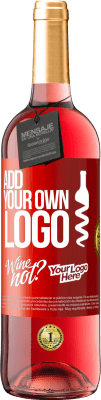29,95 € Free Shipping | Rosé Wine ROSÉ Edition Add your own logo Red Label. Customizable label Young wine Harvest 2022 Tempranillo