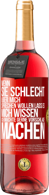 29,95 € Kostenloser Versand | Roséwein ROSÉ Ausgabe Wenn sie schlecht über mich sprechen wollen, lass es mich wissen. Ich möchte gerne Vorschläge machen Rote Markierung. Anpassbares Etikett Junger Wein Ernte 2025 Tempranillo