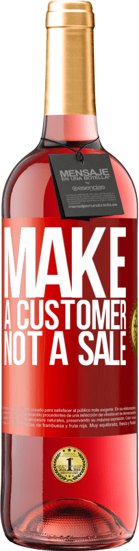 29,95 € Free Shipping | Rosé Wine ROSÉ Edition Make a customer, not a sale Red Label. Customizable label Young wine Harvest 2024 Tempranillo