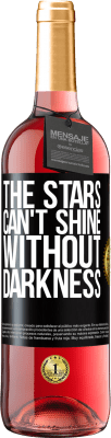 29,95 € Free Shipping | Rosé Wine ROSÉ Edition The stars can't shine without darkness Black Label. Customizable label Young wine Harvest 2023 Tempranillo