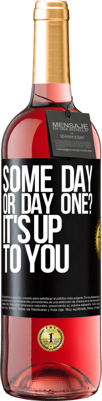 29,95 € Free Shipping | Rosé Wine ROSÉ Edition some day, or day one? It's up to you Black Label. Customizable label Young wine Harvest 2024 Tempranillo