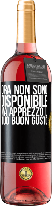 29,95 € Spedizione Gratuita | Vino rosato Edizione ROSÉ Ora non sono disponibile, ma apprezzo il tuo buon gusto Etichetta Nera. Etichetta personalizzabile Vino giovane Raccogliere 2024 Tempranillo