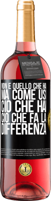 29,95 € Spedizione Gratuita | Vino rosato Edizione ROSÉ Non è quello che hai, ma come usi ciò che hai, ciò che fa la differenza Etichetta Nera. Etichetta personalizzabile Vino giovane Raccogliere 2025 Tempranillo