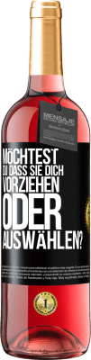 29,95 € Kostenloser Versand | Roséwein ROSÉ Ausgabe Möchtest du, dass sie dich vorziehen oder auswählen? Schwarzes Etikett. Anpassbares Etikett Junger Wein Ernte 2024 Tempranillo