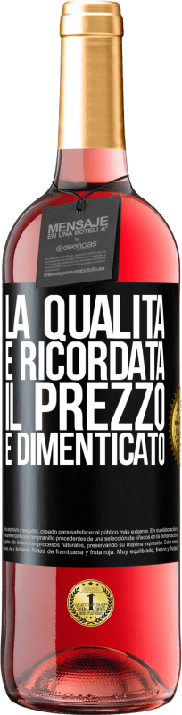 29,95 € Spedizione Gratuita | Vino rosato Edizione ROSÉ La qualità è ricordata, il prezzo è dimenticato Etichetta Nera. Etichetta personalizzabile Vino giovane Raccogliere 2024 Tempranillo