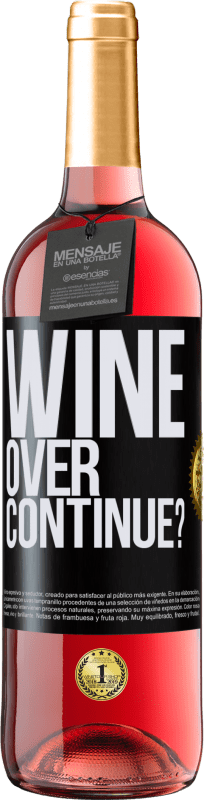 29,95 € Envío gratis | Vino Rosado Edición ROSÉ Wine over. Continue? Etiqueta Negra. Etiqueta personalizable Vino joven Cosecha 2024 Tempranillo