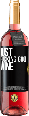 29,95 € Free Shipping | Rosé Wine ROSÉ Edition Just fucking good wine Black Label. Customizable label Young wine Harvest 2025 Tempranillo