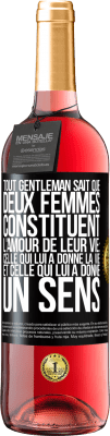 29,95 € Envoi gratuit | Vin rosé Édition ROSÉ Tout gentleman sait que deux femmes constituent l'amour de leur vie: celle qui lui a donné la vie et celle qui lui a donné un se Étiquette Noire. Étiquette personnalisable Vin jeune Récolte 2023 Tempranillo