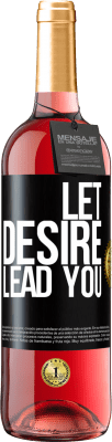 29,95 € Free Shipping | Rosé Wine ROSÉ Edition Let desire lead you Black Label. Customizable label Young wine Harvest 2024 Tempranillo