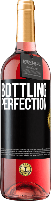 29,95 € 送料無料 | ロゼワイン ROSÉエディション Bottling perfection ブラックラベル. カスタマイズ可能なラベル 若いワイン 収穫 2023 Tempranillo