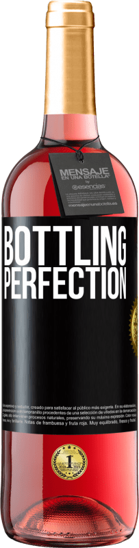 29,95 € Envoi gratuit | Vin rosé Édition ROSÉ Bottling perfection Étiquette Noire. Étiquette personnalisable Vin jeune Récolte 2023 Tempranillo