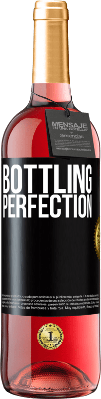 29,95 € Spedizione Gratuita | Vino rosato Edizione ROSÉ Bottling perfection Etichetta Nera. Etichetta personalizzabile Vino giovane Raccogliere 2025 Tempranillo