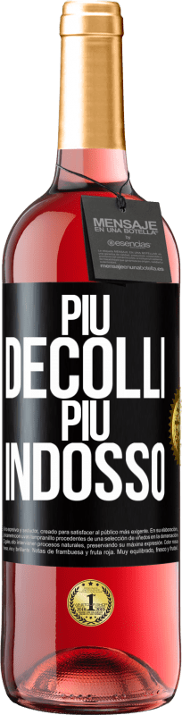 29,95 € Spedizione Gratuita | Vino rosato Edizione ROSÉ Più decolli, più indosso Etichetta Nera. Etichetta personalizzabile Vino giovane Raccogliere 2024 Tempranillo