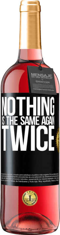 29,95 € Free Shipping | Rosé Wine ROSÉ Edition Nothing is the same again twice Black Label. Customizable label Young wine Harvest 2023 Tempranillo