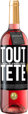 29,95 € Envoi gratuit | Vin rosé Édition ROSÉ Tout est créé deux fois. La première fois dans la tête Étiquette Noire. Étiquette personnalisable Vin jeune Récolte 2025 Tempranillo