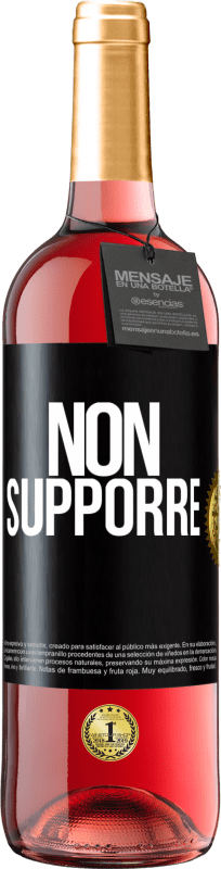 29,95 € Spedizione Gratuita | Vino rosato Edizione ROSÉ Non supporre Etichetta Nera. Etichetta personalizzabile Vino giovane Raccogliere 2024 Tempranillo